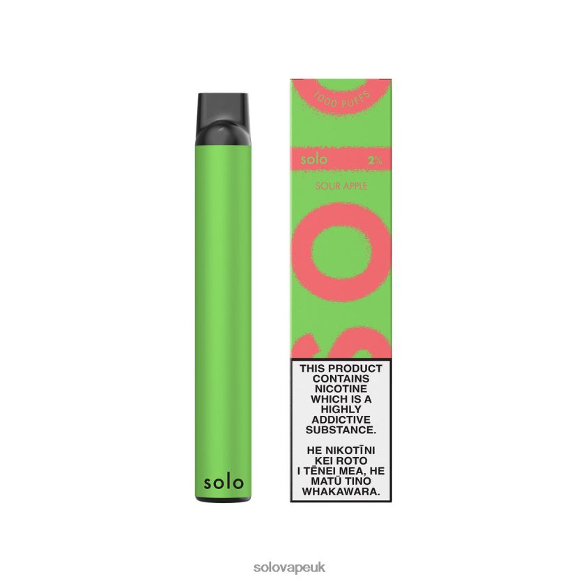 Solo Disposable Vape Sour Apple 84T2845 | Solo Disposable Vape